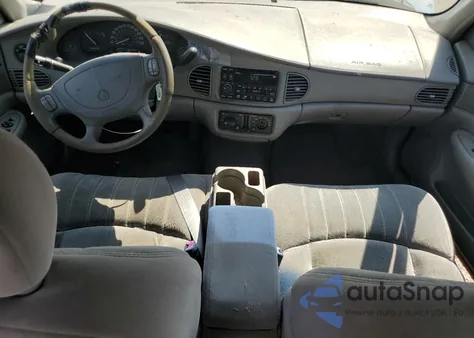 2002 Buick Century Custom из США, поврежденный, VIN 2G4WS52J821237569